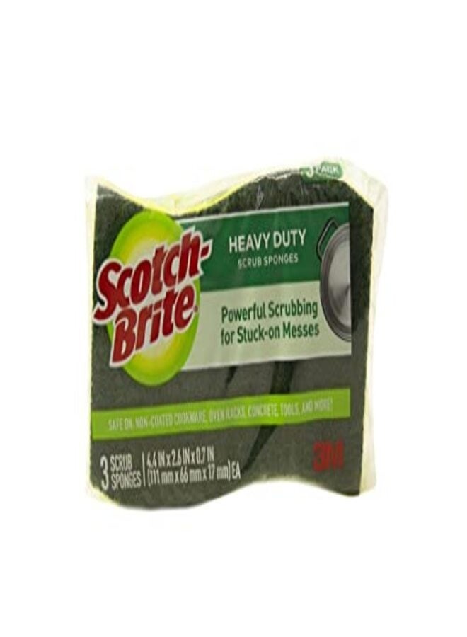 Scotch  Heavy Duty Scrub Sponge - 3 Pieces in Pack - Image 1