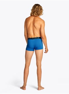 TOMMY HILFIGER Men's 3-Pack Logo Waistband Trunks - Cotton, Multicolour  - Image 3