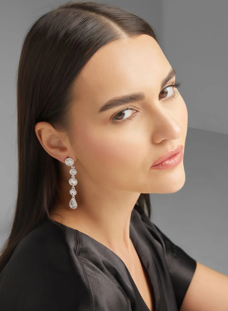 Ella Limited Edition Cz Drop Earrings