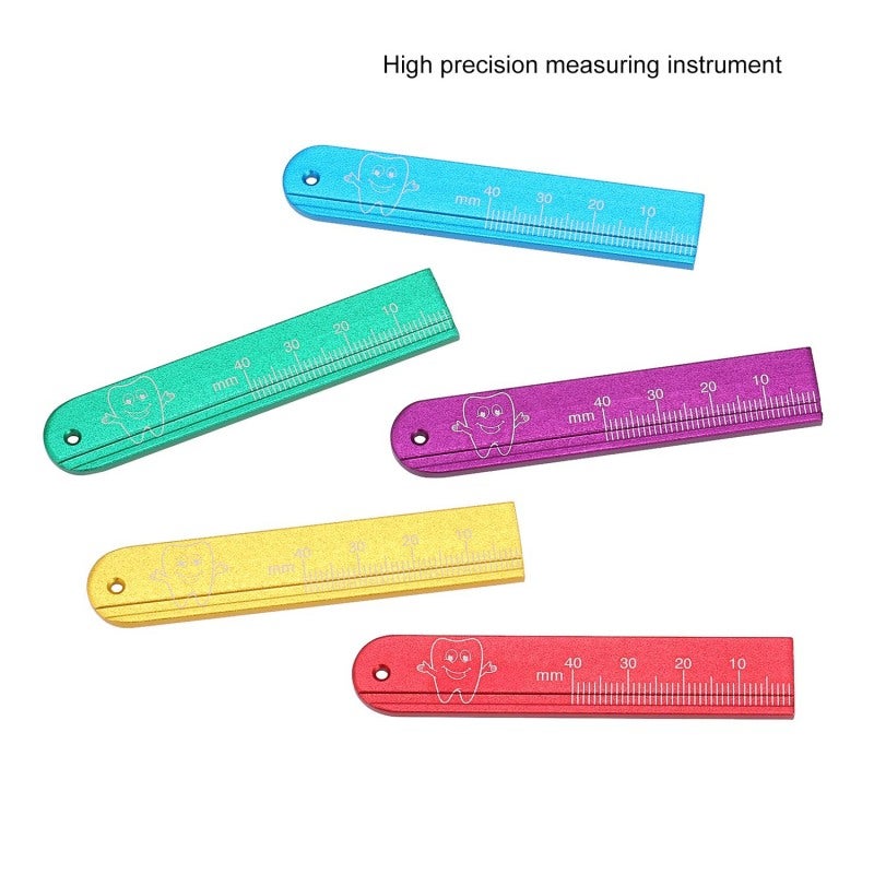 Dental Instrument: 135℃ Autoclavable High Precision Measuring Block - Non-Deforming Durable Aluminum Alloy Precision Ruler for Endodontic Dental Procedures - Image 2