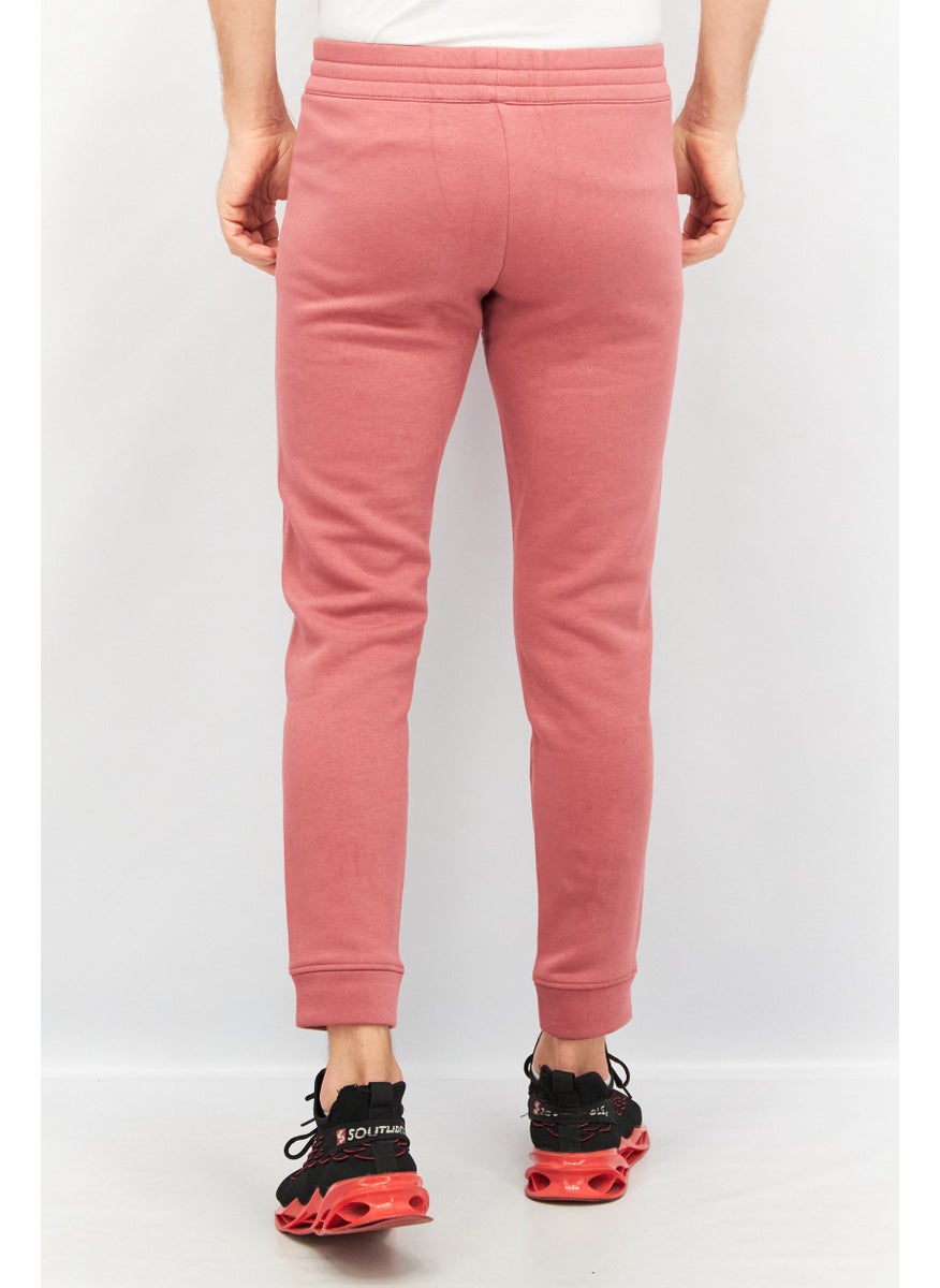 Reebok Men Regular Fit Brand Logo Outdoor Sweatpants, Pink  - Image 2