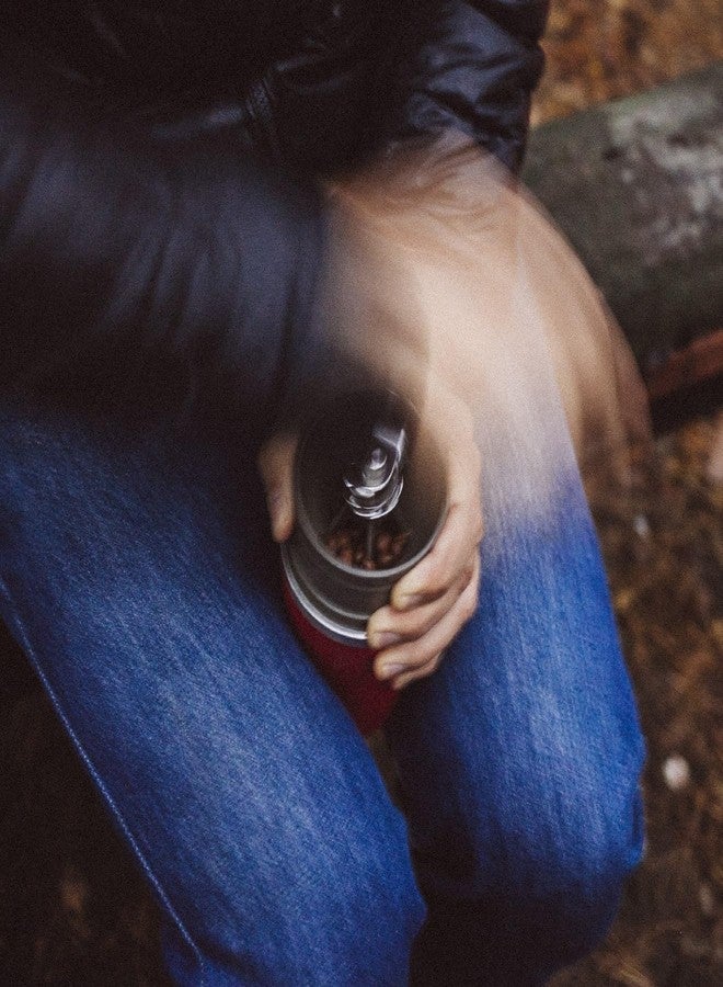 Cafflano Klassic : All-in-1, Drip Kettle+Grinder+Permanent Stainless Filter Dripper+Double-wall Tumbler, Pourover, Coffee Maker for Camping & Travel - Image 3