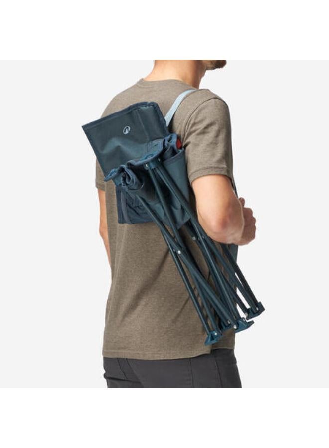 كيتشوا كرسي تخييم منخفض قابل للطيّ - أزرق - Image 2