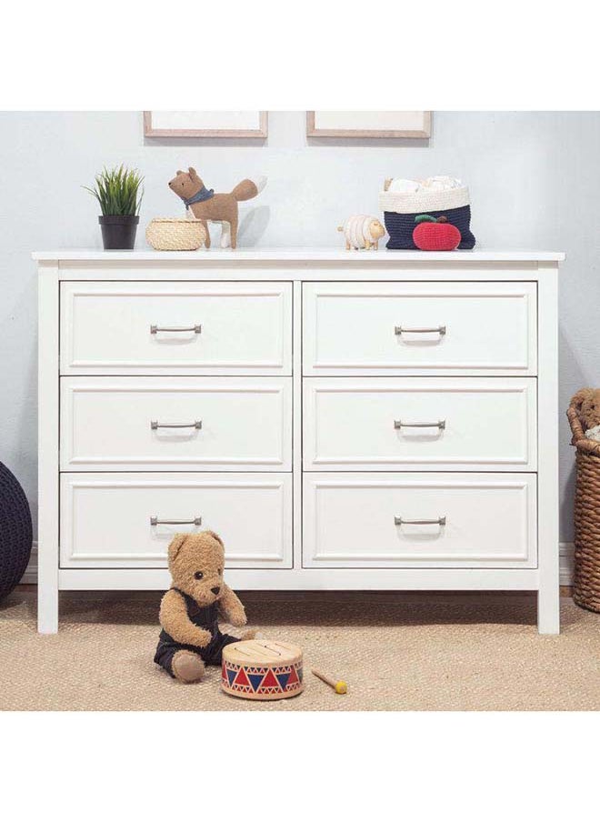 Al Home Kids Dresser: 117x49x85 Wood, White by Alhome 