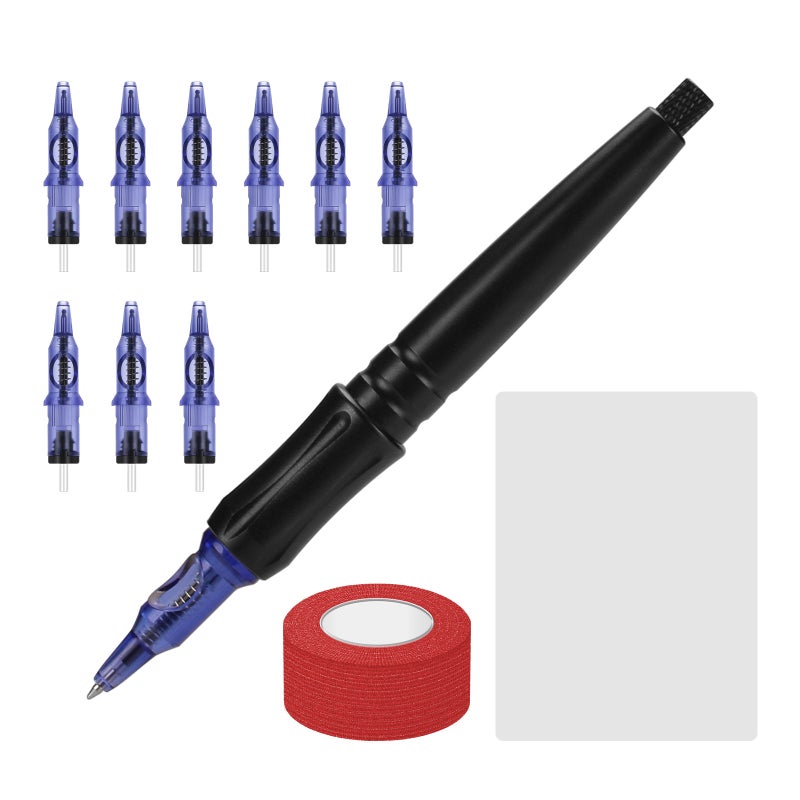 Tattoo Hand Poke a Stick Alloy Tattoo Cartridge Poke Pen Tool Beginner Diy Home Tattoo Supply - Image 1