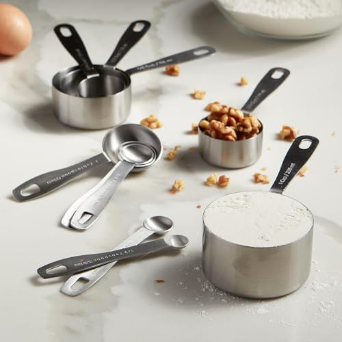INKULTURE Heavy Duty Stainless Steel Metal Measuring Spoons for Dry or Liquid, Fits in Spice Jar, Set of 5 - Image 4