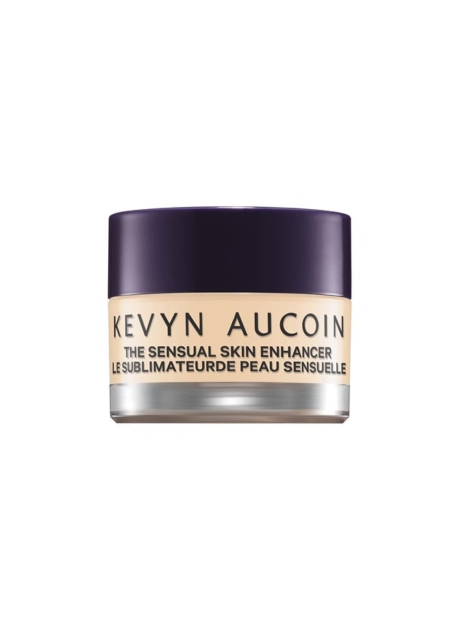 Kevyn Aucoin The Sensual Skin Enhancer, SX 02 (Light) shade: Evens skin tone. All-in-one foundation, concealer, highlight and contour. All skin types. Makeup artist go to that color corrects & covers.