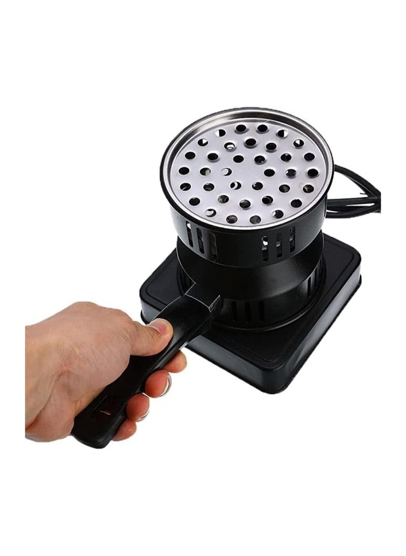 VIO Multipurpose Electric Hot Plate Charcoal Starter Coal Burner Portable Electric Coil Burner Stainless Steel Fast Heating Coil for Nargila Barbeque Tea Coffee  - Image 1
