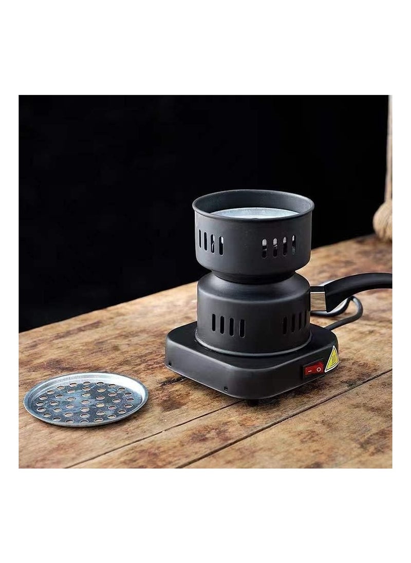 VIO Multipurpose Electric Hot Plate Charcoal Starter Coal Burner Portable Electric Coil Burner Stainless Steel Fast Heating Coil for Nargila Barbeque Tea Coffee  - Image 3