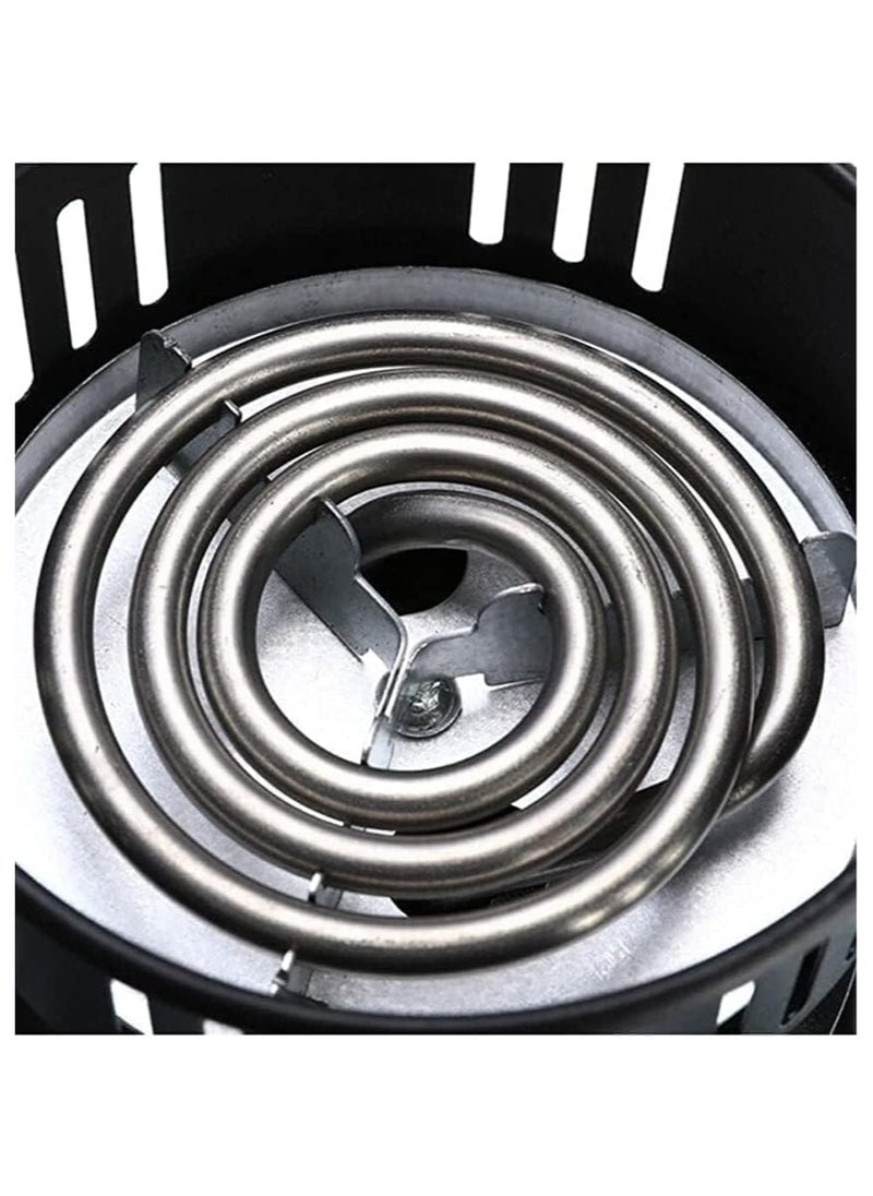VIO Multipurpose Electric Hot Plate Charcoal Starter Coal Burner Portable Electric Coil Burner Stainless Steel Fast Heating Coil for Nargila Barbeque Tea Coffee  - Image 5