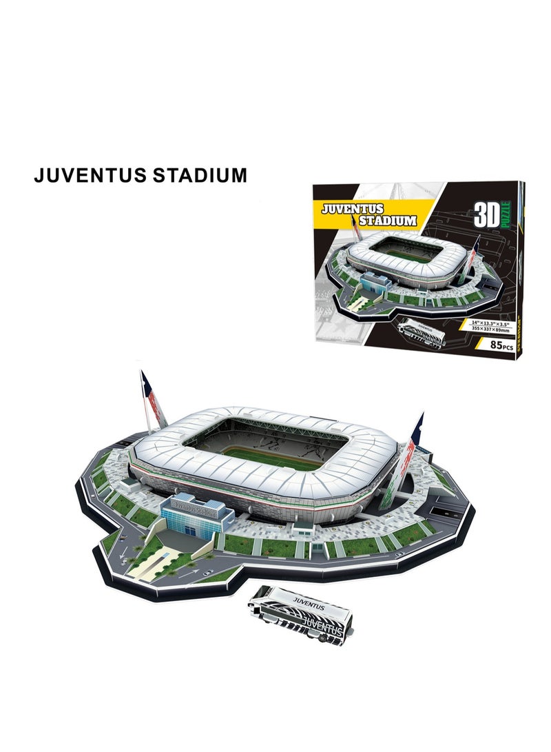 Juventus Stadium, Classic 3d Football Stadium Club Stadium Jigsaw Puzzle Toy, Architectural Jigsaw Model, Commemorative Gifts, Handmade Ornaments,