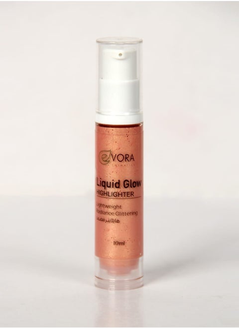 Silky liquid highlighter that gives the skin a soft, luminous, long-lasting finish - Rose Gold Size: 10 ml