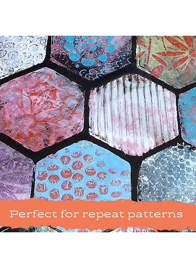 Gel Press Petites 3" Hex Oval Rectangle 10812 Hex - Image 3