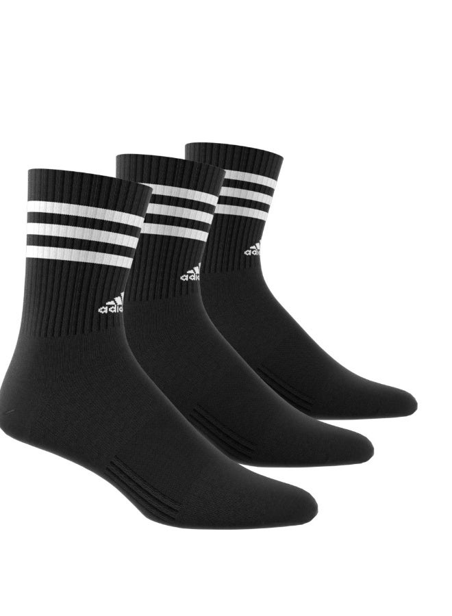 Adidas 3Stripes Cushioned Sportswear Crew Socks 3 Pair Pack - Image 3