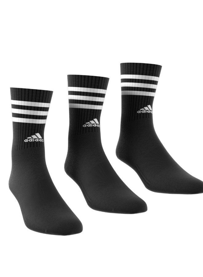 Adidas 3Stripes Cushioned Sportswear Crew Socks 3 Pair Pack - Image 2