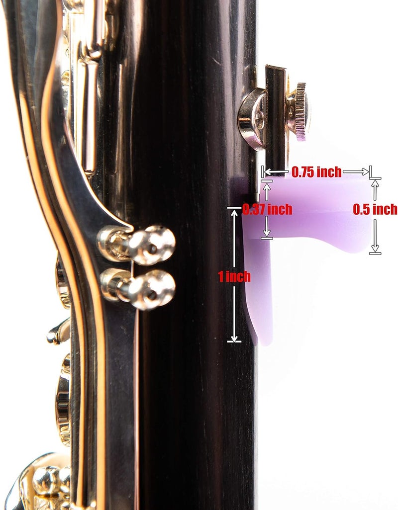 IRIDESCENT Thumb Rest Cushion/Duo Music Korea/For Clarinet,Oboe/Silicone/2 PCS/2 Colors (BlackBlack) - Image 5