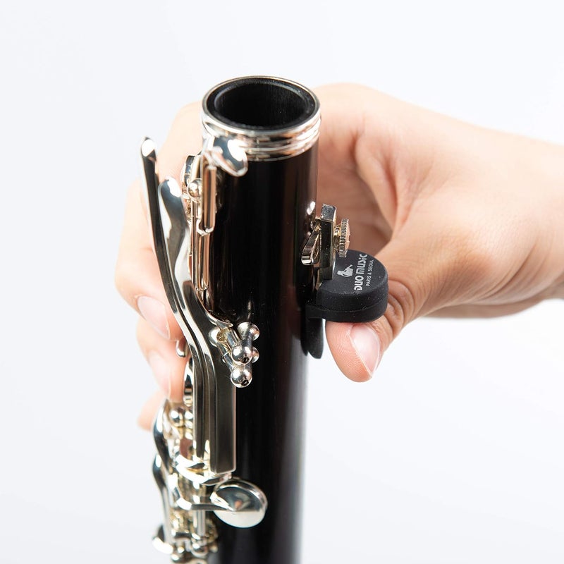 IRIDESCENT Thumb Rest Cushion/Duo Music Korea/For Clarinet,Oboe/Silicone/2 PCS/2 Colors (BlackBlack) - Image 1