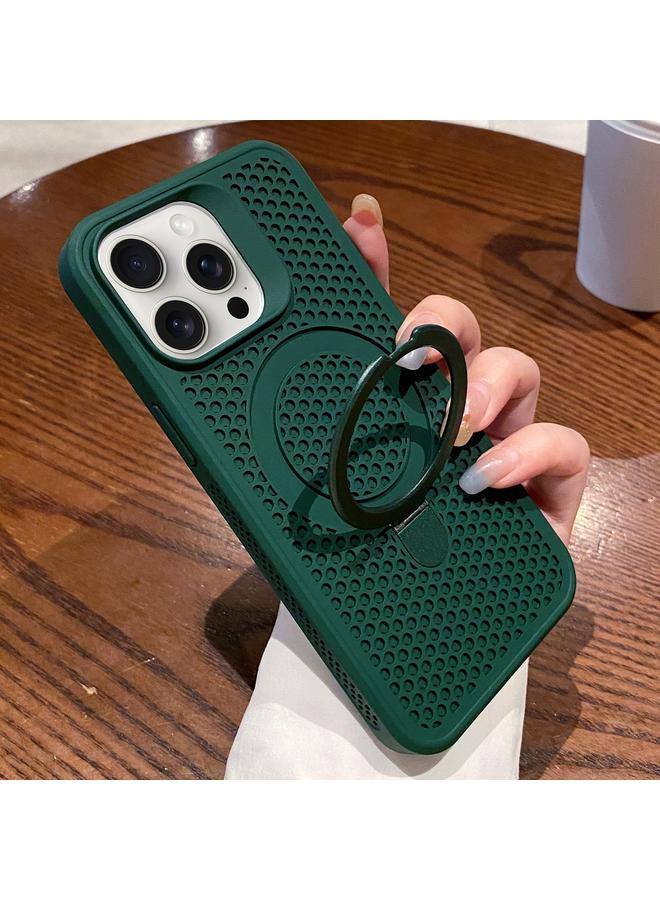 Zaboon Case For iPhone 12 Pro Max Hollow Cooling Magsafe Phone Case with Holder - Image 1