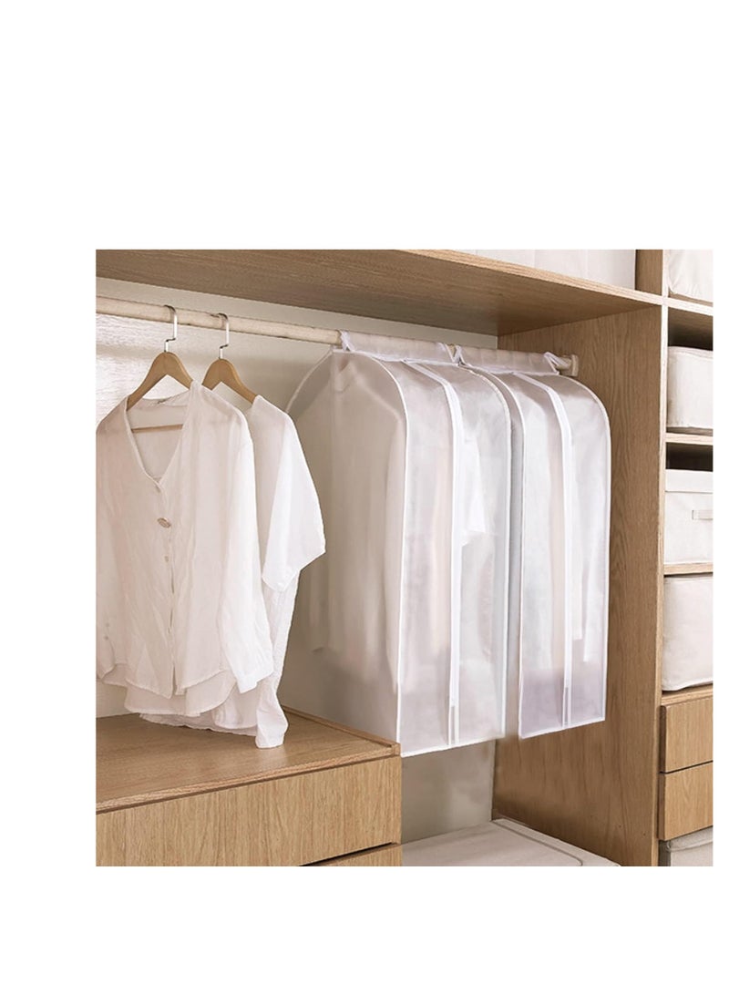 KASTWAVE 35'' Garment Bags for Hanging Clothes, 2 Pack Hanging Garment Bags for Closet Storage for Hanging Shirts, Coats, Dresses, Suits, Seal Closets to Protect Clothing - Image 5