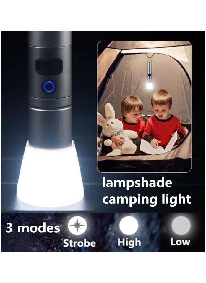 Hawaii - Flashlight LED Rechargeable 1200 Lumens Tactical Flashlight Super Bright Torch Light with 3 Modes Zoomable Waterproof Handheld Flashlight for Outdoor Camping Emergency - Image 1