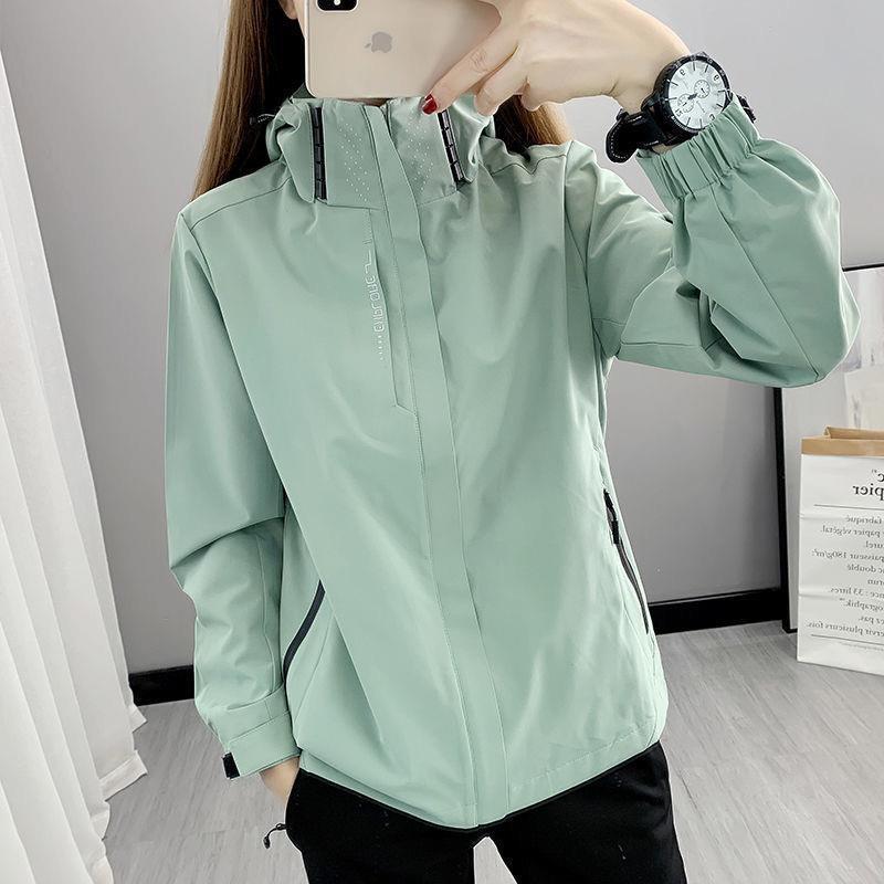 Generic Spring Autumn Korean Style Lightweight Womens Windbreaker Purple-Spring and Autumn - Image 2