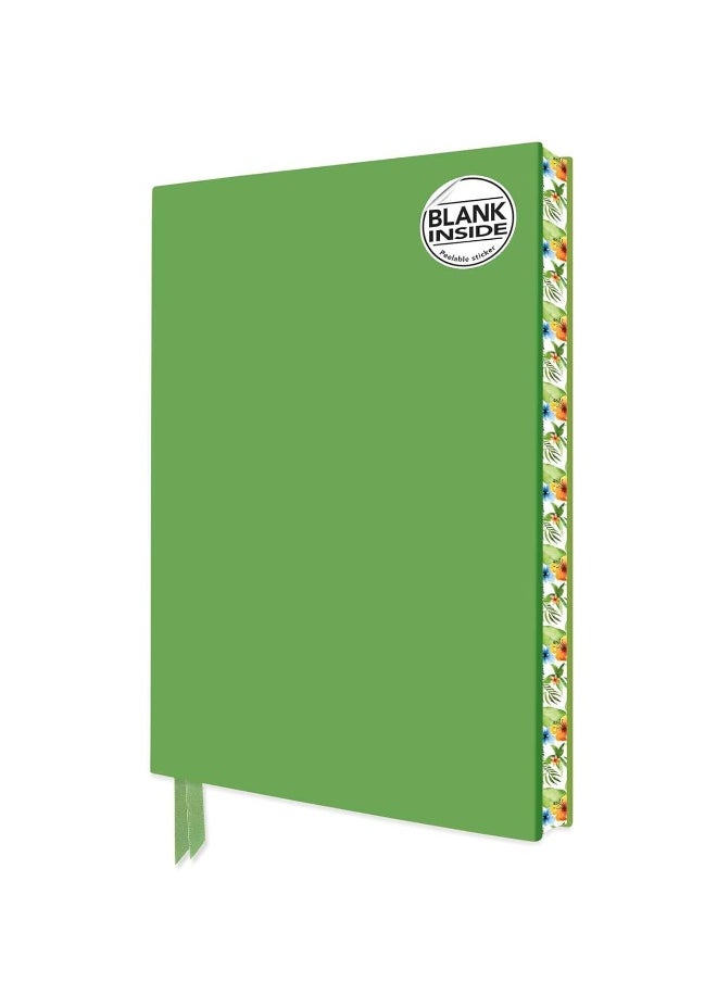 Spring Green Blank Artisan Notebook (Flame Tree Jo 