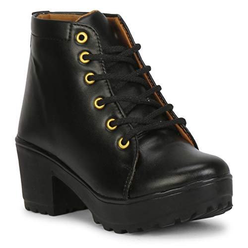 KRAFTER Women's & Girl's Classic Winter Boot-HP-1599-Black-41 - Image 2