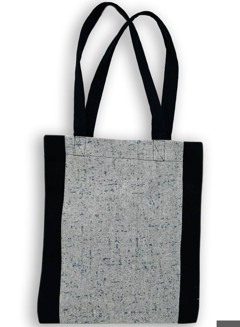 Gharibo Bags casual printed linen tote bag - Image 1