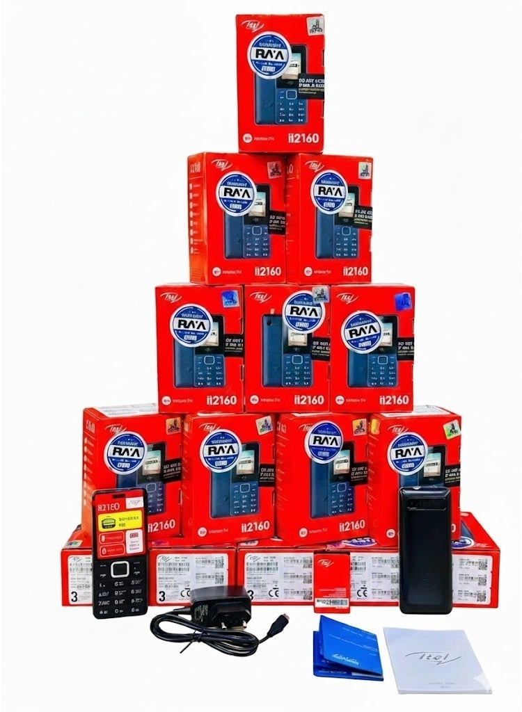 itell Itel 2160 Dual SIM Feature Mobile with Long-Lasting Battery