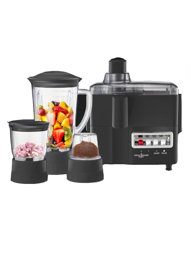 Olympia 4-in-1 Food Processor with 29 Functions (Blender, Grinder, Food Processor, Chopper) | 1 Liter | 800 Watts - Image 2