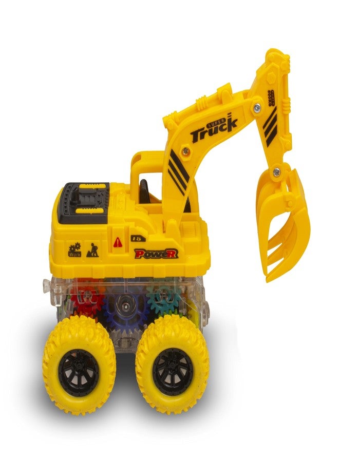 itsy-bitsy Itsy Bitsy Lumo Friction Powered Construction Truck Crane and Excavator 1 Pc - Image 3