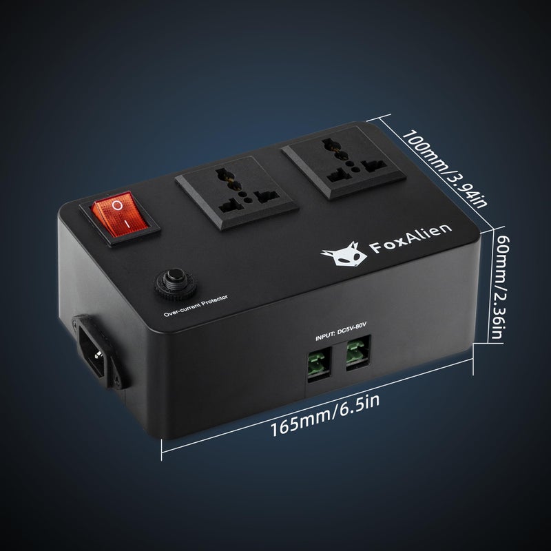 FoxAlien Relay Module Relay Switch for CNC Router Machines, Routers and Dust Collector Synchronously Control (110V US Sockets & Plug, for All FoxAlien Machines) - Image 4