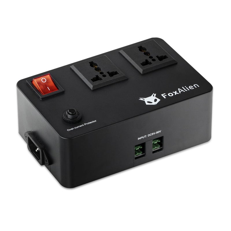 FoxAlien Relay Module Relay Switch for CNC Router Machines, Routers and Dust Collector Synchronously Control (110V US Sockets & Plug, for All FoxAlien Machines) - Image 1