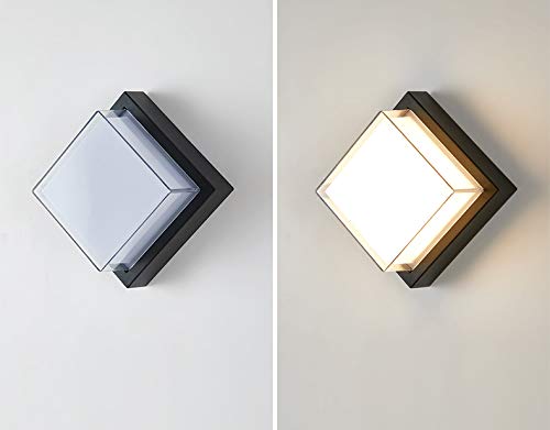 CITRA Waterproof Acrylic LED Outdoor Up and Down Square Wall Light (Warm White) - Image 4