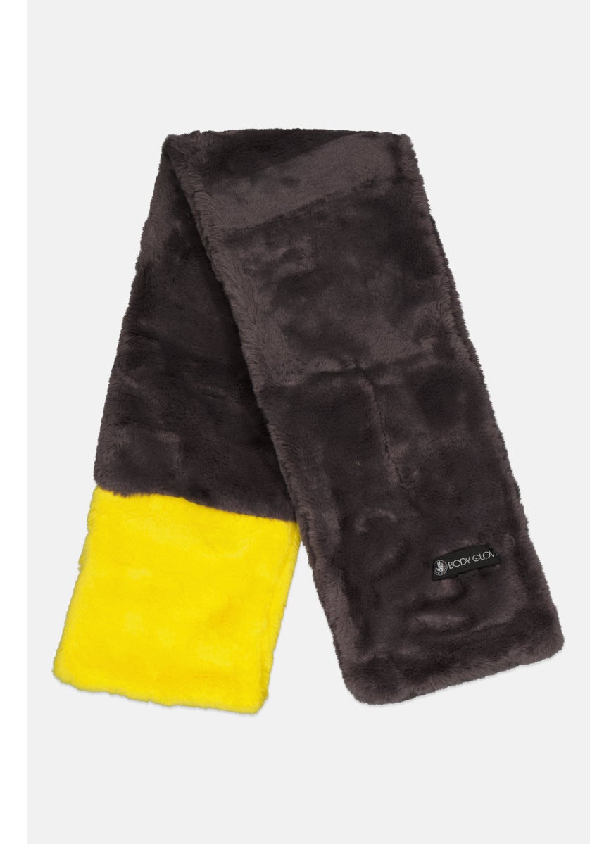 Body Glove Women Two Tone Faux Fur Scarves 110 x 22 cm, Charcoal  - Image 1