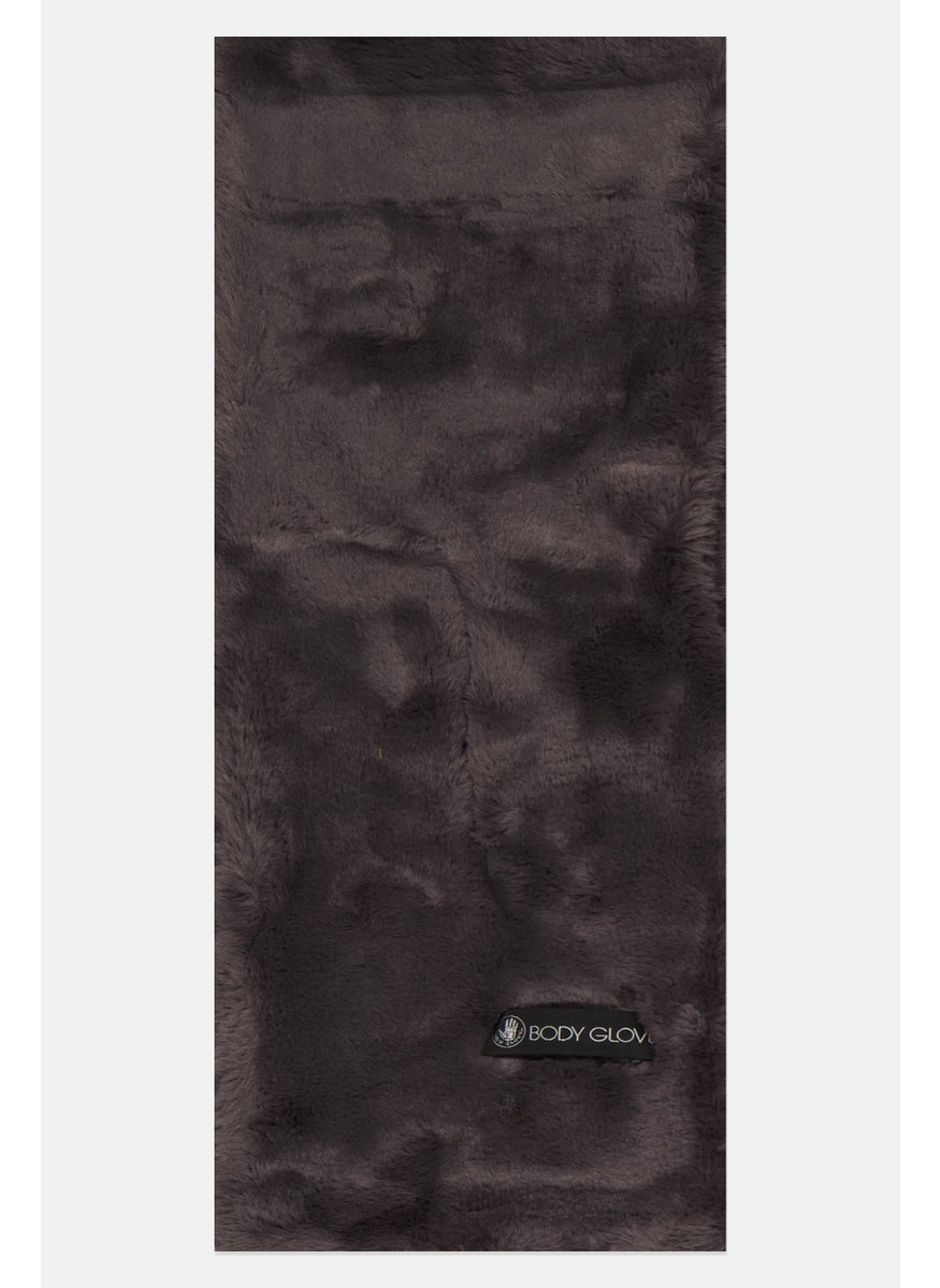 Body Glove Women Two Tone Faux Fur Scarves 110 x 22 cm, Charcoal  - Image 2