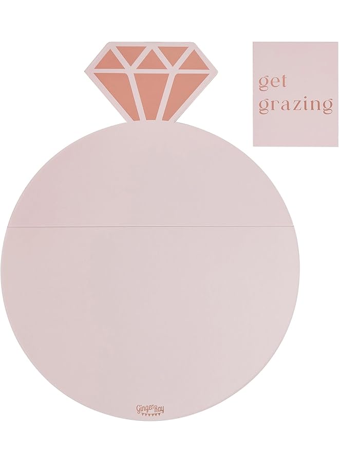 Ginger Ray Rose Gold And Pink Engagement Ring Grazing Board Kit - Image 3