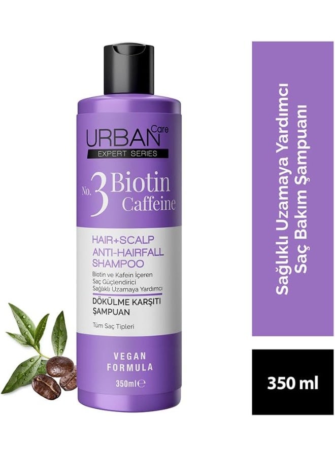Urban Care Expert Serise Biotin & Caffein Hair + Scalp Shampoo  350 ml - Image 2