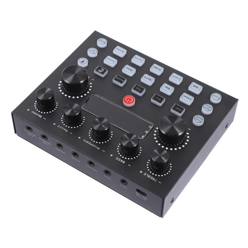 Upgrade Your Music Production Sound Card Light Equipment Voice Changer Mixer - Image 2