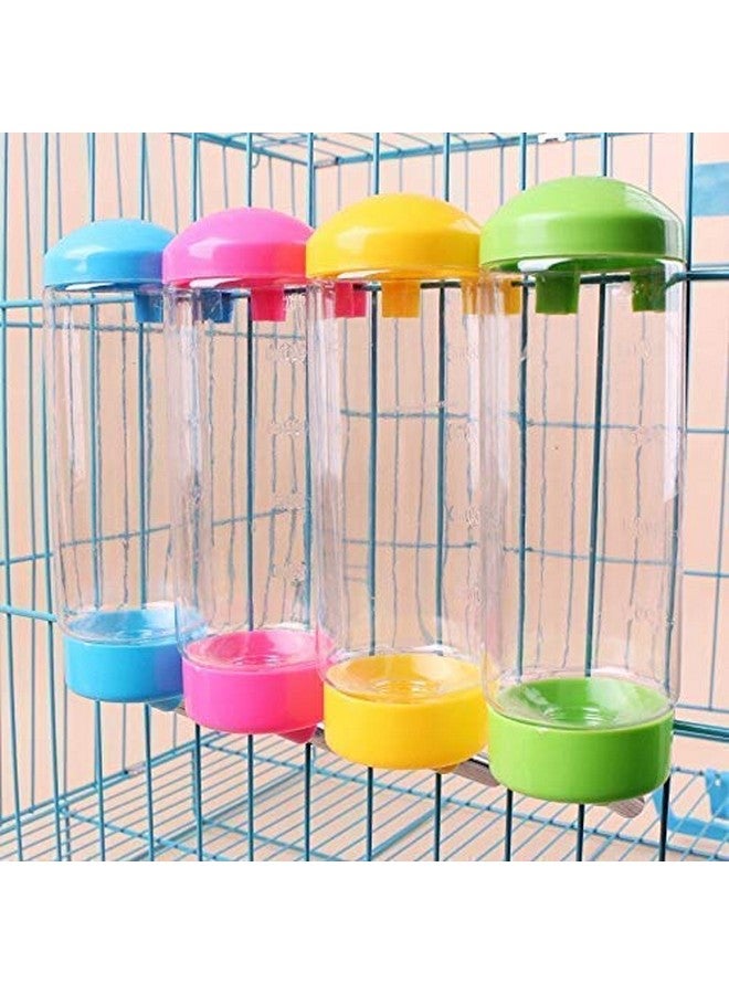 زجاجة مياه شرب أوتوماتيكية معلقة في قفص الحيوانات الأليفة للكلاب والقطط والأرانب والهامستر - 500 مل - قد يختلف اللون - Image 3
