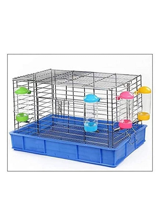 زجاجة مياه شرب أوتوماتيكية معلقة في قفص الحيوانات الأليفة للكلاب والقطط والأرانب والهامستر - 500 مل - قد يختلف اللون - Image 5