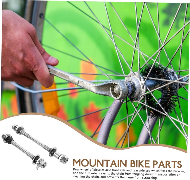 Trendy varied sizing alternatives WOONEKY 2pcs Bike Axle Multifunctional Bike Thru Axle Wear-Resistant Front Rear Shafts Professional Repair Parts Fault optimized construction General compatible design Reliable durability Safe material Easy assemble alternatives Narrow & wide space compatible Trendy budget practical design Cross-material combo compatible Scheduled warehouse deliver Dust tight seal Budget friendly sizing alternatives Varied global sizing picks Light sturdy raw material Advanced minimal build Wet anti slip Hardened processed substance Easy lifting build Trendy natural assorted colors Non sticky surface Nationwide courier network Cross part assemble fit Low maintenance All season compatible build Locally packed stock - Image 4