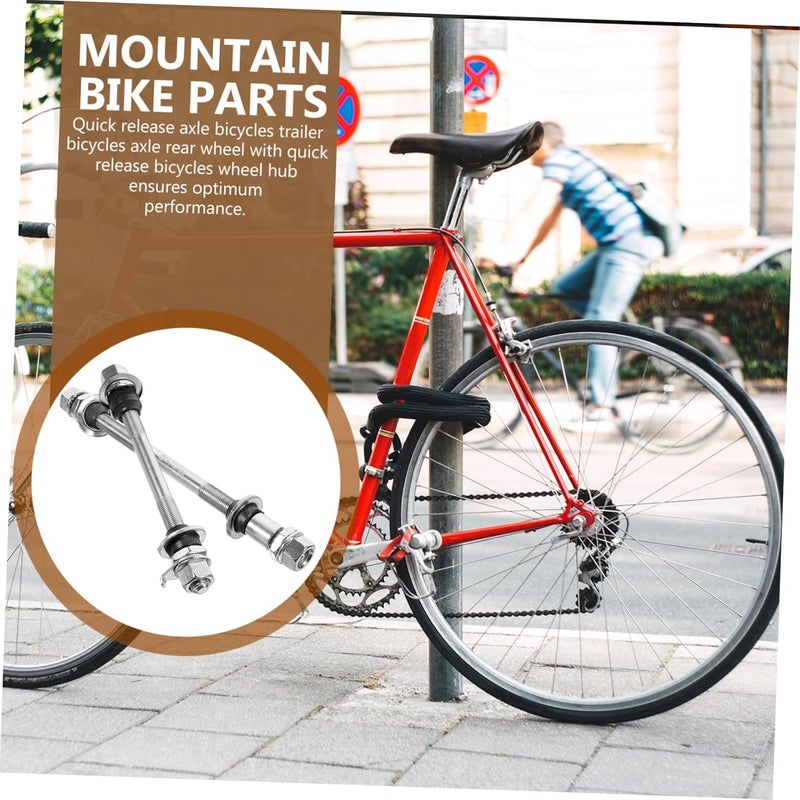 Trendy varied sizing alternatives WOONEKY 2pcs Bike Axle Multifunctional Bike Thru Axle Wear-Resistant Front Rear Shafts Professional Repair Parts Fault optimized construction General compatible design Reliable durability Safe material Easy assemble alternatives Narrow & wide space compatible Trendy budget practical design Cross-material combo compatible Scheduled warehouse deliver Dust tight seal Budget friendly sizing alternatives Varied global sizing picks Light sturdy raw material Advanced minimal build Wet anti slip Hardened processed substance Easy lifting build Trendy natural assorted colors Non sticky surface Nationwide courier network Cross part assemble fit Low maintenance All season compatible build Locally packed stock - Image 5