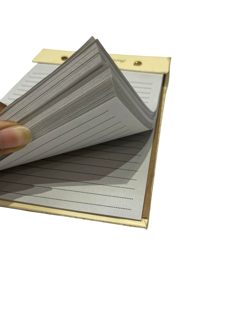 Cubic Refillable Eco-Friendly Notepad – 19.5 x 14.5 cm | Hardboard Cover with Motivational Quote | Recycled Paper Sheets for Office, Study & Journaling - Image 4