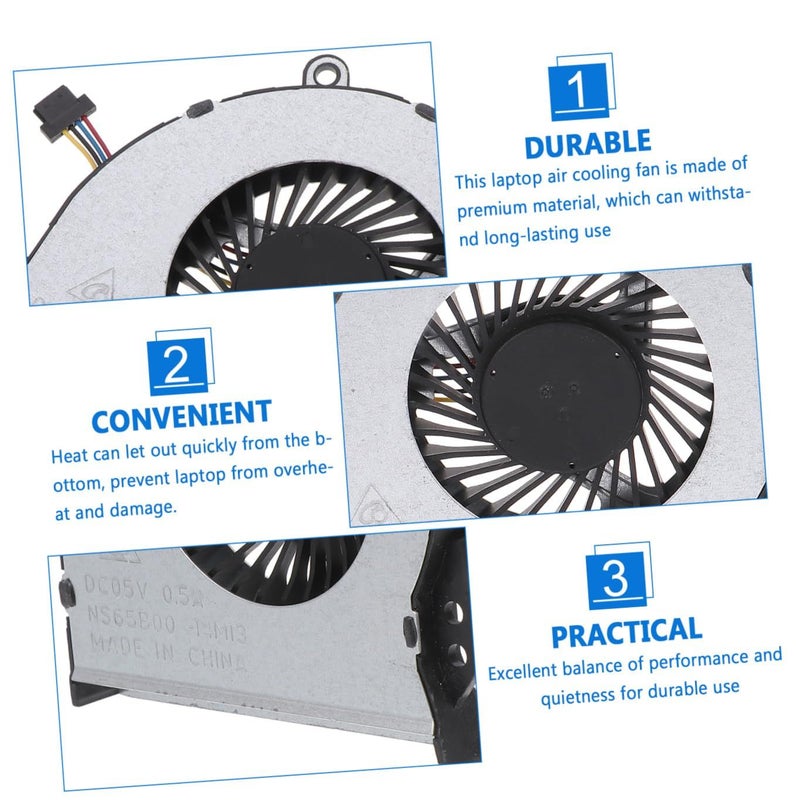 HP Compatible High Airflow Silent CPU Cooling Fan Radiator for Computer Heat Dissipation - Image 4