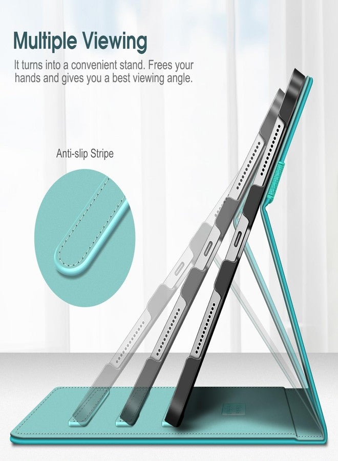 فينتي حافظة Fintie لجهاز iPad (A16) الجيل الحادي عشر مقاس 11 بوصة (2025)، iPad الجيل العاشر مقاس 10.9 بوصة (2022)، غطاء واقٍ متعدد الزوايا مع حامل قلم وجيب، سلحفاة بحرية خضراء - Image 4