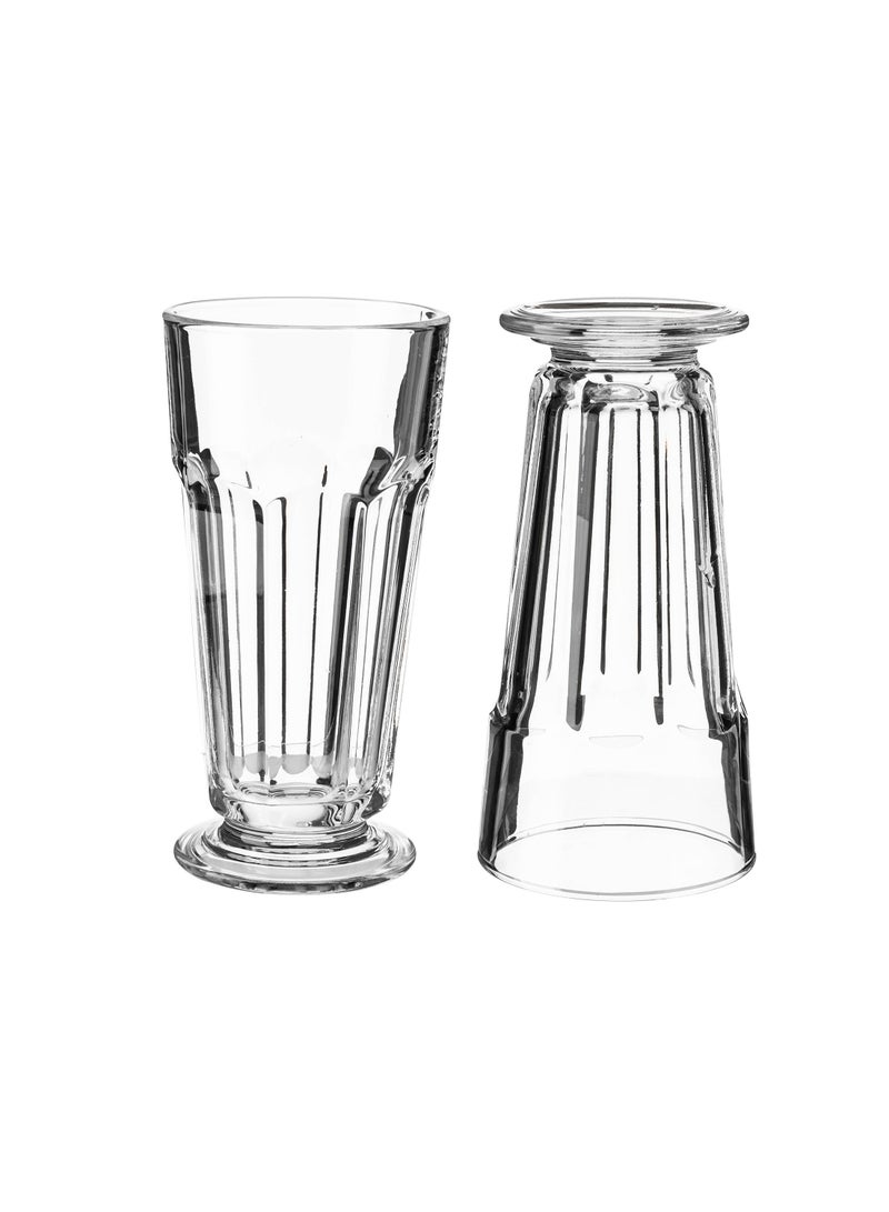 Pasabache A set of 2 glasses of water drinks and juices the capacity is 345 ml - Image 1