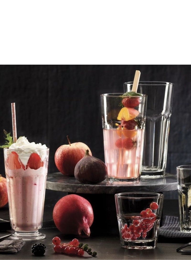 Pasabache A set of 2 glasses of water drinks and juices the capacity is 345 ml - Image 3
