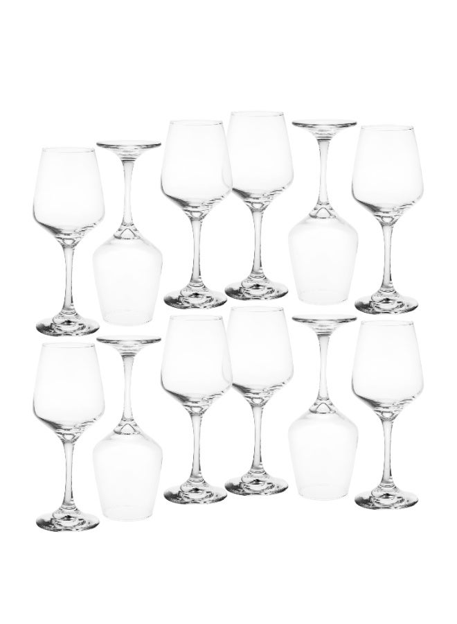 Pasabache Luxury Clear Crystal Glass Set – 12 Pieces | Exceptional Clarity and Eye-Catching Sparkle ✨🥂 - Image 3