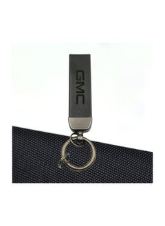 GMC Metal Ring PU Leather Strap Keychain Home Key Chain Car Keychain GMC Car Key Chain Super Finish 1Pcs  - Image 3